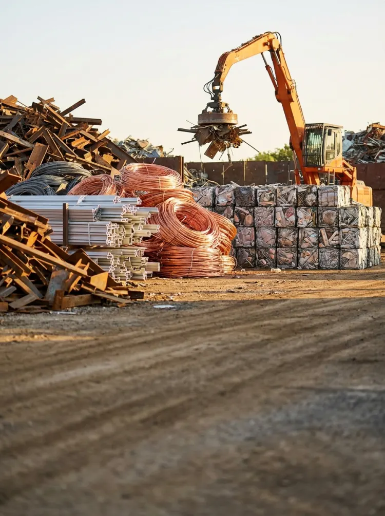 Rottami metallici selezionati avviati al recupero